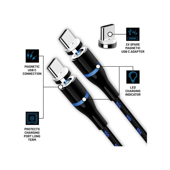 Καλώδιο Stealth Twin Magnetic Cable - Μαγνητικο Καλώδιο Φόρτισης PS5 image 1