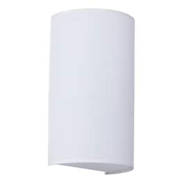 Απλίκα Τοίχου Homelighting Seraph 77-8282 Υφασμάτινη 15x25 cm - Λευκή