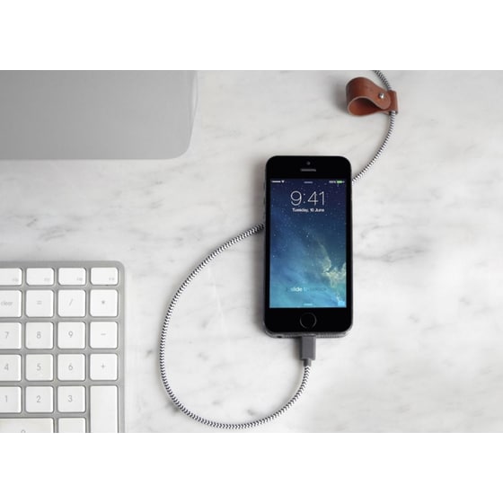 Καλώδιο δεδομένων Native Union Usb to Lightning 1.2m - Ζεβρέ image 2