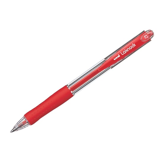 Στυλό Διαρκείας UNI Laknock 0.7 mm Κόκκινο image 0