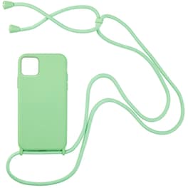 Θήκη Apple iPhone 11 Pro Max - My Colors CarryHang Θήκη Σιλικόνης με Κορδόνι - Πράσινο Ανοιχτό