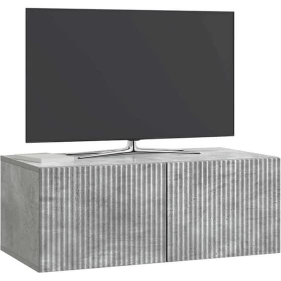 Επιτοίχιο Έπιπλο Τηλεόρασης VidaXL 78.5x41x30 cm - Γκρι image 1