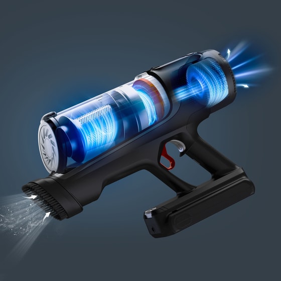 ROWENTA X-force Flex 14.80 Aqua RH9BC1WO 25.2 V Μαύρο/Μπλε Σκούπα Stick image 9