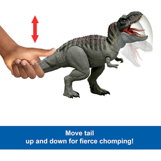 Mattel Φιγούρα Jurassic World Rebirth Power Devour Tyrannosaurus Rex με Ήχους & Κίνηση image 2