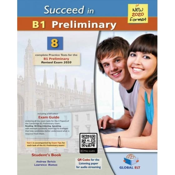 Succeed in Cambridge English B1 Preliminary - 8 Practice Tests - Audio CDs image 0