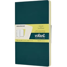 Σημειωματάριο Moleskine Plain Πράσινο Large (2 Τεμάχια)