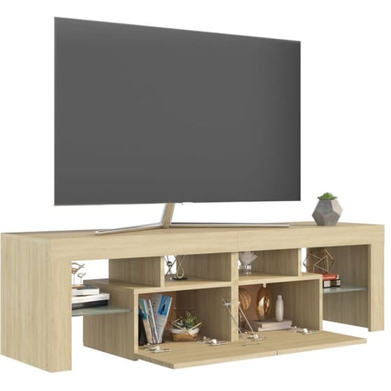 Έπιπλο Τηλεόρασης VidaXL Δρυς 140x35x40 cm  - Sonoma image 5