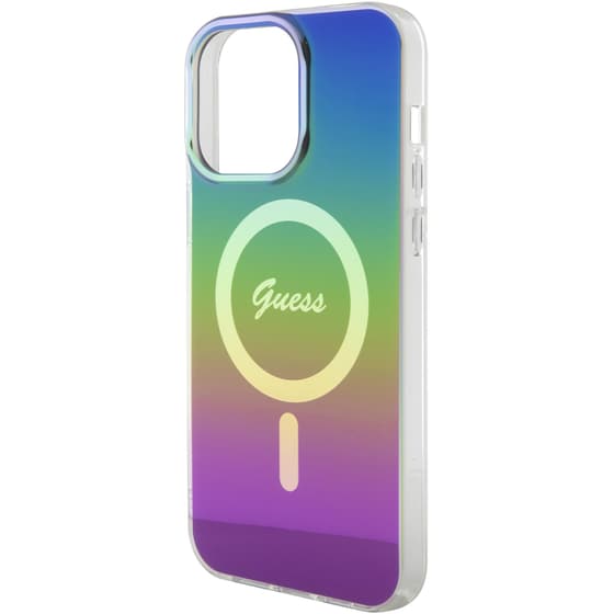 Θήκη Apple iPhone 15 Pro Max - Guess Iridescent Magsafe Case - Rainbow Black image 3
