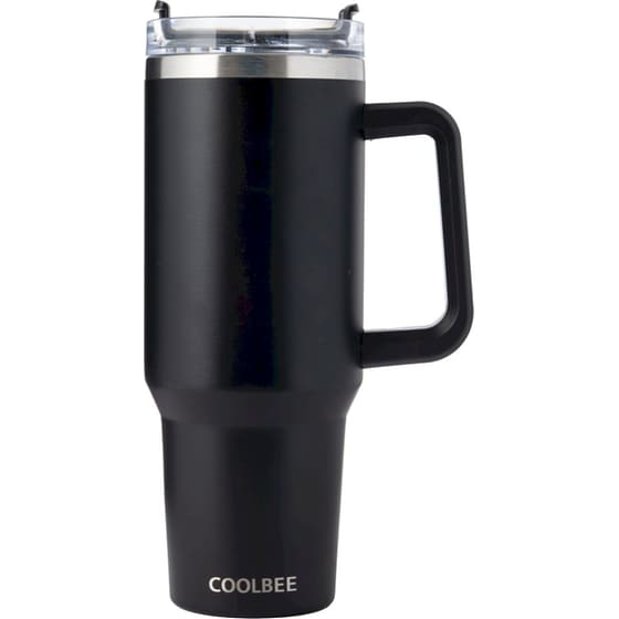 Θερμός Handled Tumbler Coolbee Μαύρο 1200 ml image 1