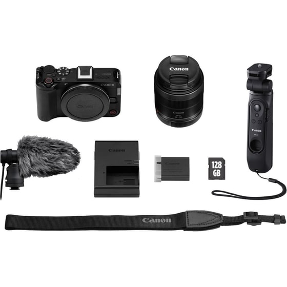 Φωτογραφική Μηχανή Mirrorless Canon EOS R50 V + Φακός Canon RF-S 14-30mm f/4-6.3 IS STM PZ Content Creator Kit - Black image 4