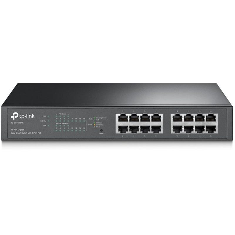 TP-Link TL-SG1016PE Easy Smart Switch L2 Gigabit Ethernet (1000 Mbps) 16-Port PoE Support