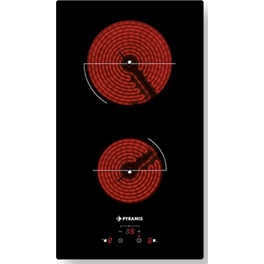 PYRAMIS PHC31213FMB 29 cm Εστία Κεραμική Domino Αυτόνομη  Μαύρο