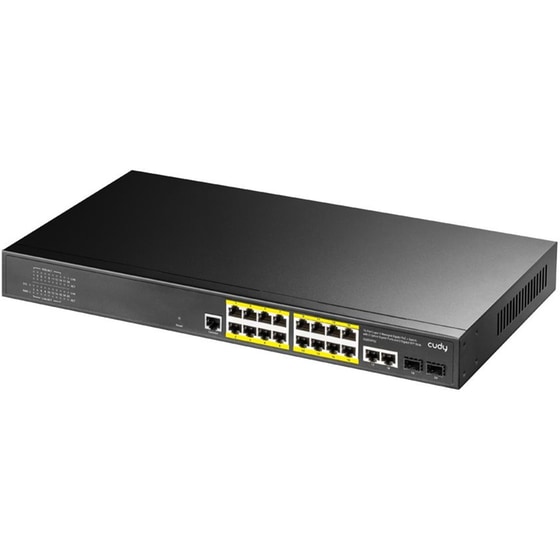 Cudy GS2018PS2 Managed L2 PoE+ Switch με 16 Θύρες Gigabit (1Gbps) Ethernet και 2 SFP Θύρες image 2