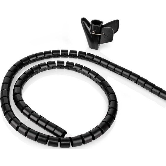 Διαχειριστής Καλωδίων Nedis Spiral Sleeve CMSW1316BK200 - Μαύρο image 1