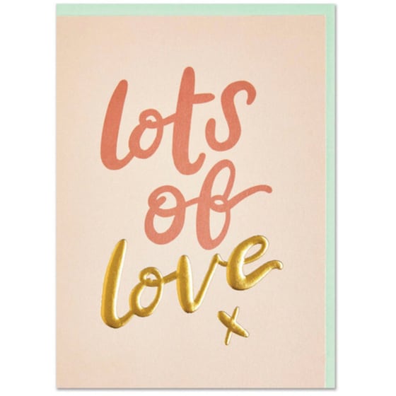 Ευχετήρια Κάρτα Lots Of Love X image 0