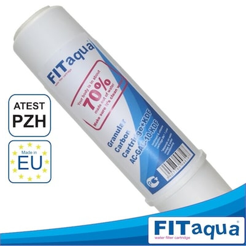 FIT AQUA Ανταλλακτικο Φιλτρο Κοκκωδους Ανθρακα Gac Fit Aqua -made In Europe
