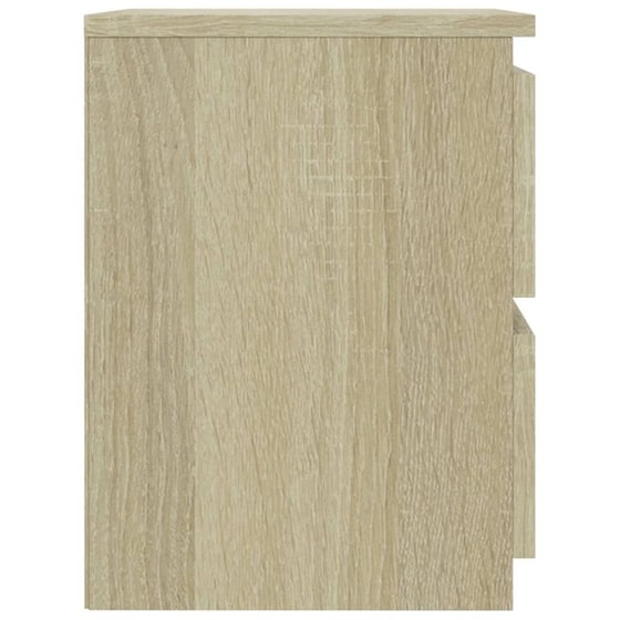 Κομοδίνο Vidaxl Από Μοριοσανίδα 2τμχ 30x30x40 cm - Sonoma Δρύς image 4