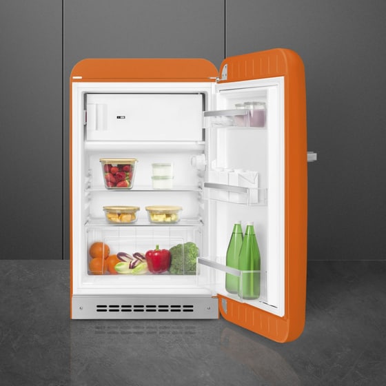 SMEG FAB10ROR6 ς 122 Lt Πορτοκαλί Ψυγείο Μονόπορτο image 5