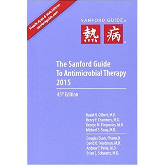 The Sanford Guide to Antimicrobial Therapy 2015 image 0