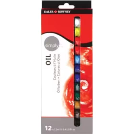 Χρώματα Λαδιού Daler Rowney 12ml 12 Τεμάχια image 0