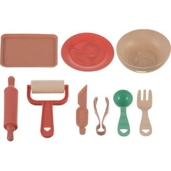 Σετ Πλαστελίνες Kruzzel Μηχανή Ζυμαρικών με 10 Βαζάκια και Εργαλεία image 5