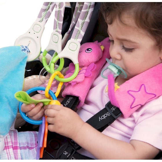 Benbat Βρεφικό Κρεμαστό Παιχνίδι Stroller Giraffe Organizer image 4