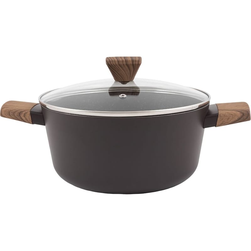Κατσαρόλα LUIGI FERRERO FR-2412WH 24 cm Μαύρο