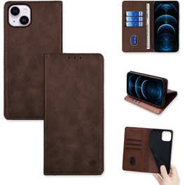Θήκη Apple iPhone 14 Plus - Vintage Magnet Book - Καφέ