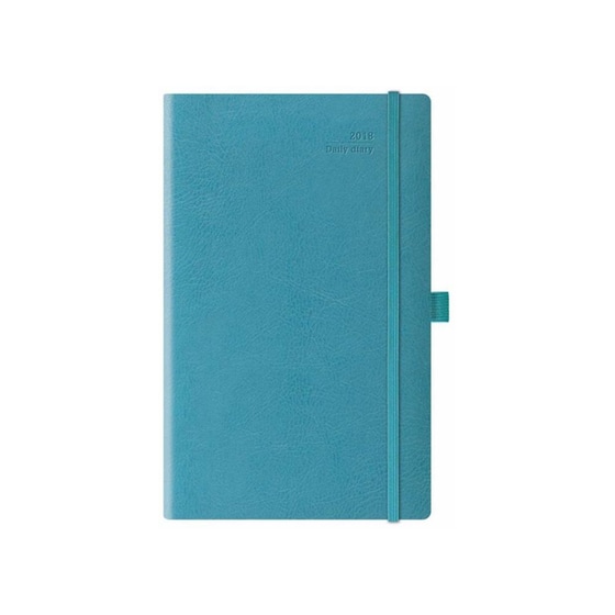 Ημερολόγιο Θεοφύλακτος 2018 Ημερήσιο Ivory Τιρκουάζ Medium image 0