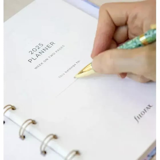 Ημερολόγιο Εβδομαδιαίο Filofax 2025 A5 Moonlight Black image 3