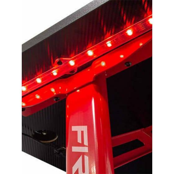 Γραφείο Gaming White Shark από Μοριοσανίδα 120x60cm - Μαύρο/Κόκκινο image 1