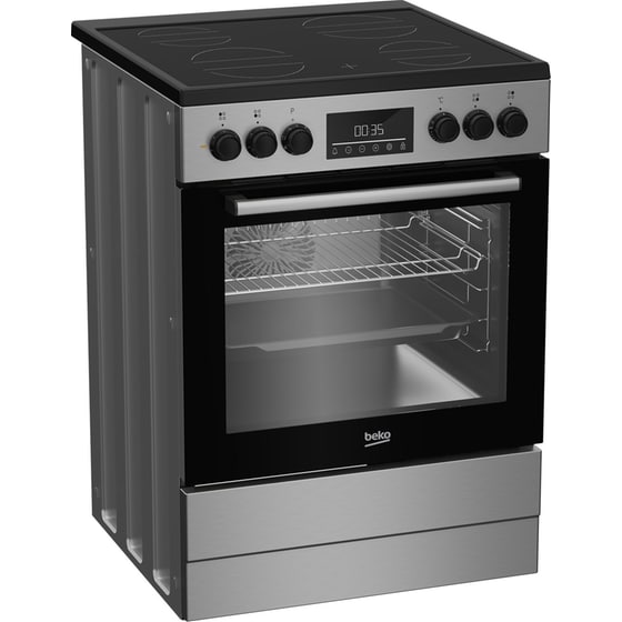 BEKO CUV6732XG 72 Lt Inox Ηλεκτρική Κουζίνα Κεραμική image 2
