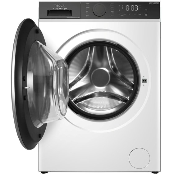 TESLA WF91480TGR 9 kg 1.400 Στροφές Λευκό Πλυντήριο Ρούχων image 4