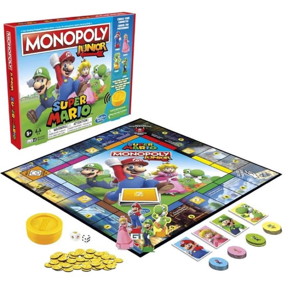Monopoly Junior Super Mario Edition Επιτραπέζιο (Hasbro) image 1