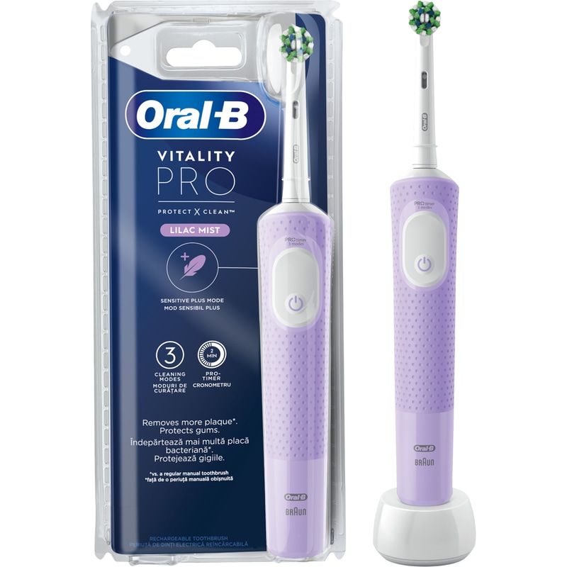 ORAL-B Ηλεκτρική Οδοντόβουρτσα ORAL-B Vitality Pro - Ροζ