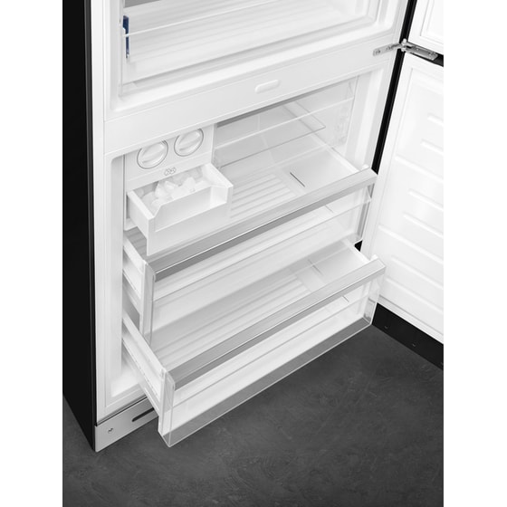 SMEG FAB38RBL5 481 Lt Μαύρο Ψυγειοκαταψύκτης image 7