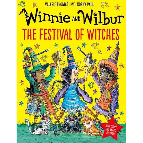 Winnie and Wilbur: The Festival of Witches PB & audio image 0