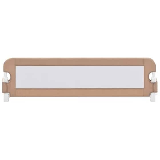 Vidaxl Μπάρα Κρεβατιού Προστατευτική Χρώμα Taupe 150x42 Εκ Πολυεστέρας image 3