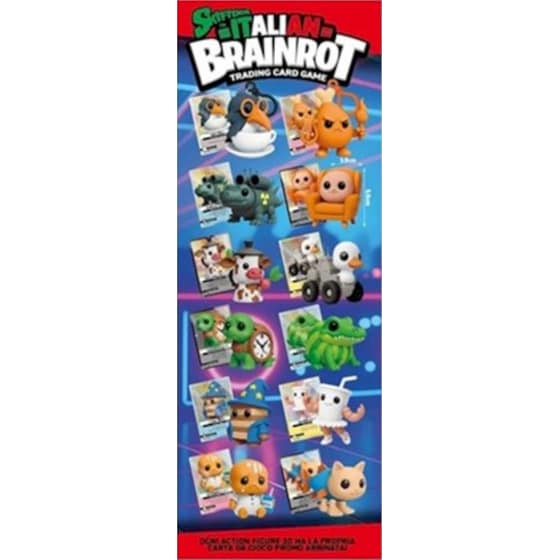 Italian Brainrot Skifidol Σειρά 3 Universo Psichedelico με 3D Μπρελόκ Φιγούρα Έκπληξη με 1 Φακελάκι (1 Κάρτα) - Τυχαία Επιλογή Σχεδίου image 1