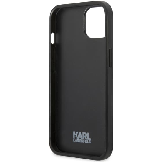 Θήκη Apple iPhone 13 - Karl Lagerfeld Flower Mono Ikonik Patch Case - Grey image 7