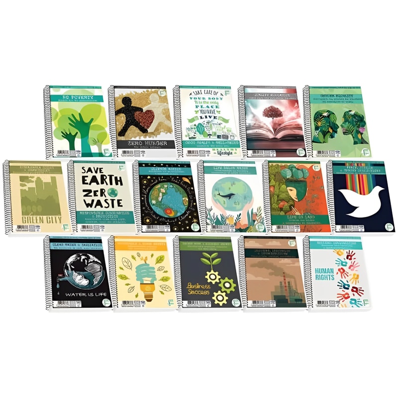 Τετράδιο Σπιράλ SKAG Β5 4 Θεμάτων Save Earth 200 Φύλλων (1 Τεμάχιο) SKAG
