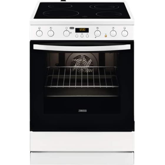 ZANUSSI ZCV65330WA 73 Lt Λευκό Ηλεκτρική Κουζίνα Κεραμική image 0