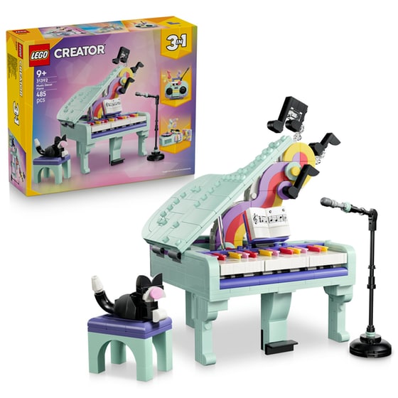 LEGO® Creator 3in1 Music Decor Piano with Cat (31392) image 6