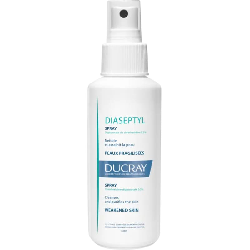 DUCRAY Αντισηπτικό Spray Ducray Diaseptyl 125ml - Λευκό