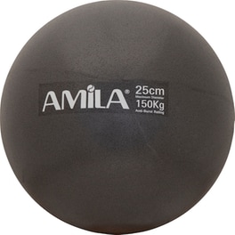 Μπαλάκι Γυμναστικής Amila Κατάλληλη για Pilates 0.10 kg 25 cm από PVC - Μαύρο