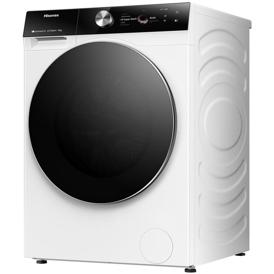 HISENSE WF7S1247BW 12 kg 1.400 Στροφές Λευκό με WiFi Πλυντήριο ρούχων image 2