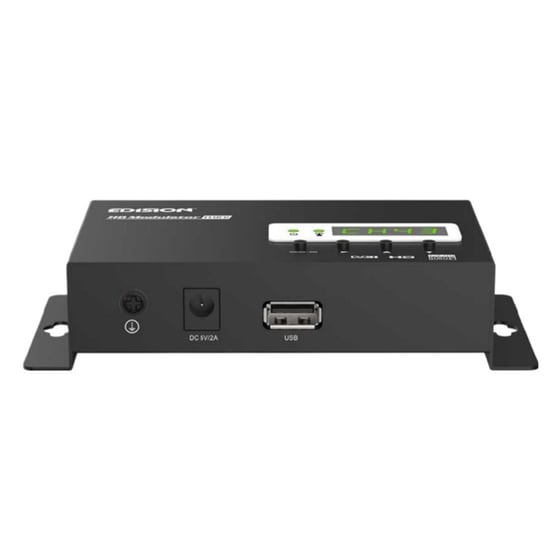 Mini Διαμορφωτής Edision HD 07-06-0010 DVB-T VHF/UHF - Μαύρος image 1