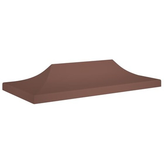 Vidaxl Κάλυμμα Τέντας Εκδηλώσεων Καφέ 6 X 3 Μ. 270 Γρ/μ² image 1