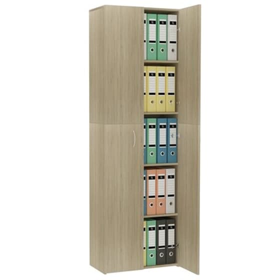 Vidaxl Ντουλάπα Γραφείου Sonoma Δρυς 60 X 32 X 190 Εκ. Από Μοριοσανίδα image 4