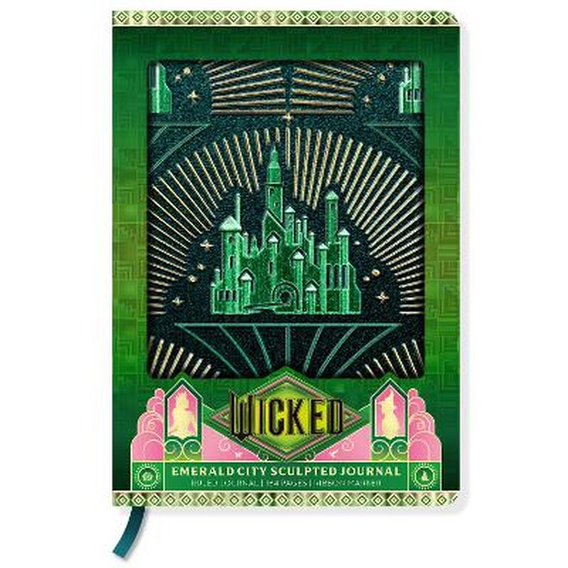 Wicked: Emerald City Sculpted Journal